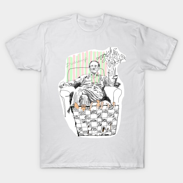 Duchamp in reverse T-Shirt by Peanutbutter Jackdaw